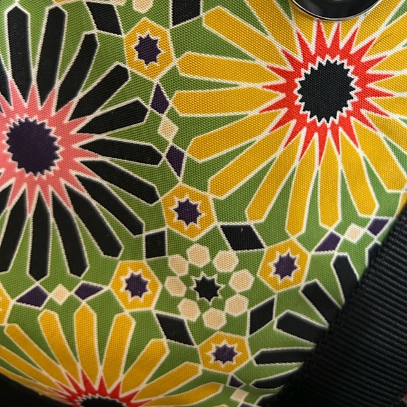 Franco Sarto Vibrant Floral Tote - Black, Yellow, Green *NWOT - Picture 5 of 16